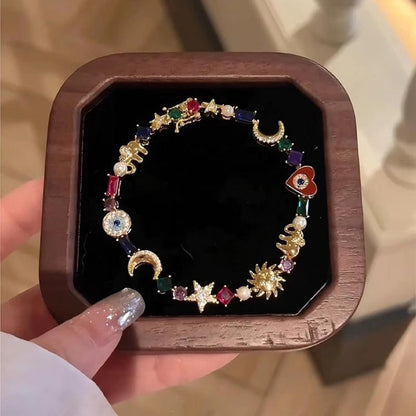 📢📢40% OFF !! ⏰Whimsical Celestial Charm Bracelet