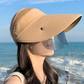 Wide Brim Sun Visor with Face Shield