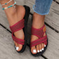 📢📢40% OFF !! ⏰Wide Feet Comfortable Open Toe Flat Sandals