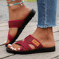 📢📢40% OFF !! ⏰Wide Feet Comfortable Open Toe Flat Sandals