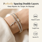 📢📢40% OFF !! ⏰Double-Wrap Rosary Beaded Bracelet
