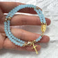 📢📢40% OFF !! ⏰Double-Wrap Rosary Beaded Bracelet