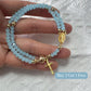 📢📢40% OFF !! ⏰Double-Wrap Rosary Beaded Bracelet