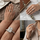 📢📢40% OFF !! ⏰Ice-Flower Cut High-Carbon Diamond Ring