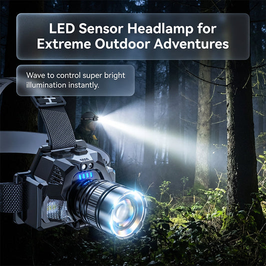📢📢40% OFF !! ⏰Rechargeable Ultra-Bright LED Headlamp