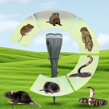 📢📢BUY 2 GET 1 FREE ⏰Solar Powered Waterproof Screw Mole Repellent
