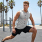 📢📢30% OFF !! ⏰Men's Athletic Sleeveless Hoodie & Shorts Set