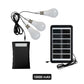 📢📢40% OFF !! ⏰Solar Powered LED Lighting System with 3 Bulbs
