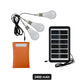 📢📢40% OFF !! ⏰Solar Powered LED Lighting System with 3 Bulbs