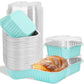 📢📢40% OFF !! ⏰10 PCS Disposable Aluminum Foil Baking Cups with Lids