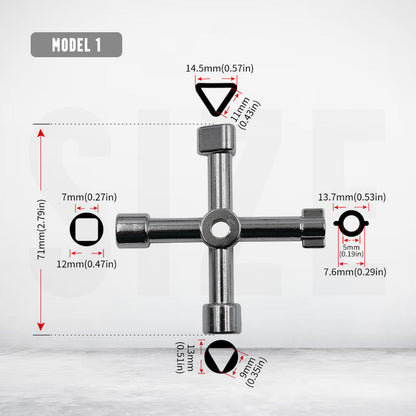 📢📢 Up to 60% off!! ⏰Multi-Functional Utilities Key Wrench