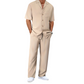 📢📢30% OFF !! ⏰Men's Casual Short Sleeve Shirt and Pants Set