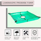 📢📢40% OFF !! ⏰78.7"X78.7" Landscape Tarp for Trimming with 12-inch Hole