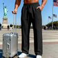 📢📢30% OFF !! ⏰Men's Elastic Waist Drawstring Straight Leg Pants