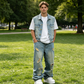 📢📢50% OFF & FREE SHIPPING⏰ Men’s Ripped Straight-Leg Oversize Jeans – Trendy, Comfortable & Street-Style Ready ✨🕶️