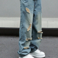 📢📢50% OFF & FREE SHIPPING⏰ Men’s Ripped Straight-Leg Oversize Jeans – Trendy, Comfortable & Street-Style Ready ✨🕶️