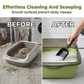 📢📢50% OFF !! ⏰Semi-Enclosed Plastic Litter Box with Splash Guard