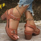 📢📢40% OFF !! ⏰Women's Chunky Heel Sandals