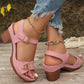📢📢40% OFF !! ⏰Women's Chunky Heel Sandals