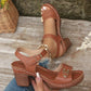 📢📢40% OFF !! ⏰Women's Chunky Heel Sandals
