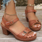 📢📢40% OFF !! ⏰Women's Chunky Heel Sandals