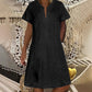 📢📢40% OFF !! ⏰Women's Short Sleeve V-Neck Denim Dress