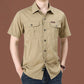 📢📢40% OFF !! ⏰Men's Casual Cotton Short-sleeved Shirt👔Comfortable & Breathable!