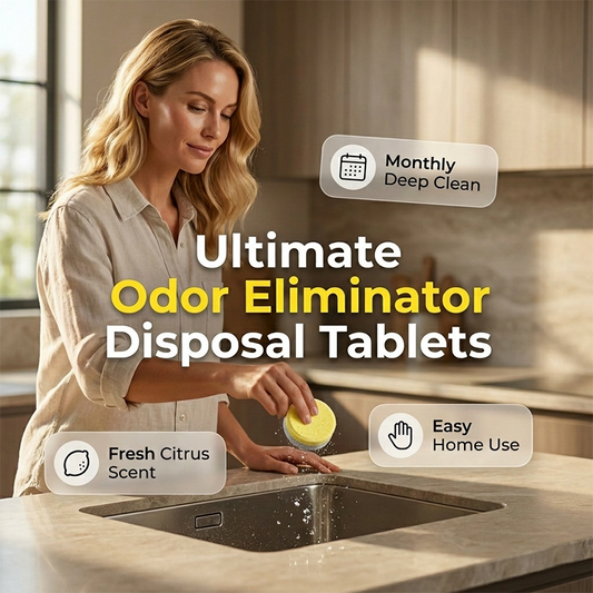 📢📢Buy 2 get 1 free !! ⏰🎉 2026 Sale — Over 47,000 Sold! 💞 Garbage Disposal Cleaner and Deodorizer Tablets – Fresh Citrus Kitchen Bliss 🌸