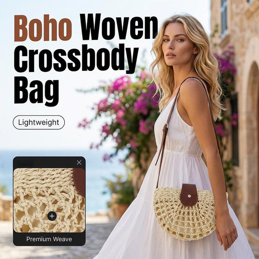 📢📢40% OFF !! ⏰Woven Crossbody Bag for Women
