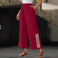 📢📢30% OFF !! ⏰ Women's Elastic Waist Wide-Leg Tassel Pants