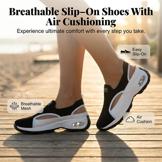 📢📢40% OFF !! ⏰Breathable Cut-out Slip-On Shoes for Women