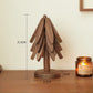 📢📢50% OFF !! ⏰Natural Wood Tree-Shaped Folding Coaster & Decoration Set