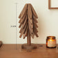 📢📢50% OFF !! ⏰Natural Wood Tree-Shaped Folding Coaster & Decoration Set