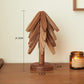 📢📢50% OFF !! ⏰Natural Wood Tree-Shaped Folding Coaster & Decoration Set