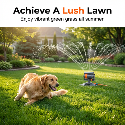 📢📢40% OFF !! ⏰ Wide-Coverage Automatic Rotating Garden Sprinkler