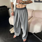 📢📢30% OFF !! ⏰Men's Pleated Wide-Leg Trousers with Elastic Waist