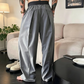 📢📢30% OFF !! ⏰Men's Pleated Wide-Leg Trousers with Elastic Waist