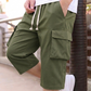 📢📢40% OFF !! ⏰Men's Casual Capri Cargo Shorts with Drawstring Waist