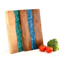 📢📢30% OFF !! ⏰Artistic Wood and Resin Kitchen Charcuterie Board