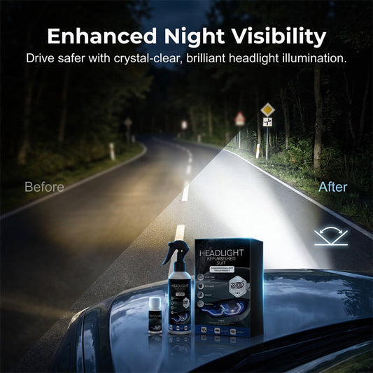 📢📢BUY 1 GET 1 FREE !! ⏰Professional Car Headlight Restoration Kit