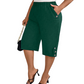📢📢40% OFF !! ⏰Women's Casual Comfortable Elastic Waist Capri Pants