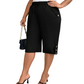 📢📢40% OFF !! ⏰Women's Casual Comfortable Elastic Waist Capri Pants