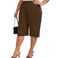 📢📢40% OFF !! ⏰Women's Casual Comfortable Elastic Waist Capri Pants