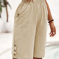 📢📢40% OFF !! ⏰Women's Casual Comfortable Elastic Waist Capri Pants