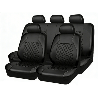 📢📢40% OFF !! ⏰9-Piece Universal Fit Leather Car Seat Cover Set