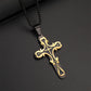 📢📢40% OFF !! ⏰Ornate Vintage-Style Cross Pendant Necklace