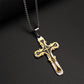 📢📢40% OFF !! ⏰Ornate Vintage-Style Cross Pendant Necklace