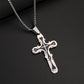📢📢40% OFF !! ⏰Ornate Vintage-Style Cross Pendant Necklace