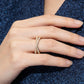 📢📢40% OFF !! ⏰Adjustable Double Layer Criss-Cross Ring