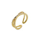 📢📢40% OFF !! ⏰Adjustable Double Layer Criss-Cross Ring